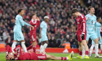 利物浦1-1伯恩利 维尔茨破门