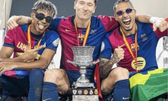 西甲最佳阵容揭晓：姆巴佩领衔，巴萨四大巨星入选，维尼修斯遗憾无缘