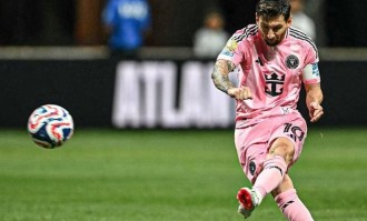 梅西任意球助迈阿密逆转，排名历史第二，挑落欧冠双冠王波尔图